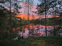 Lauantaina 5.10 talkoiden jälkeen rauhallinen ilta.